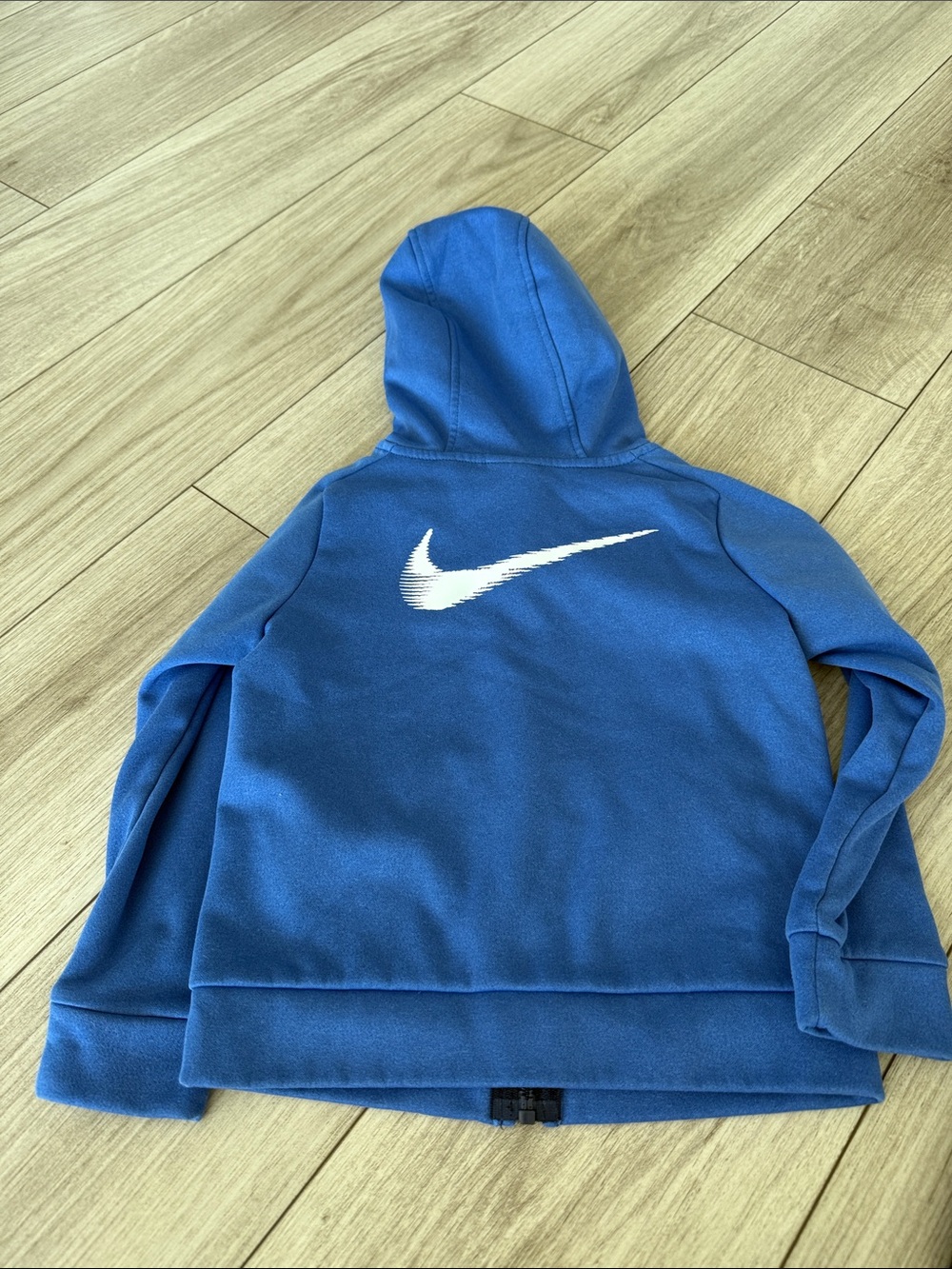 Nike Boys Blue Zip Hoodie with Navy Joggers Set Therma-Fit 4T - Picture 10 of 10